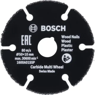 Bosch Carbide Multi Wheel Trennscheibe 50 x 10 mm - 1600A01S5X