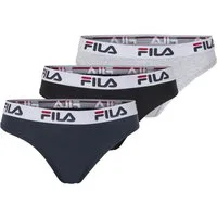 Fila Brasilslip WOMAN BRAZILIAN SLIP (3er Pack) mit elastischem Logobund