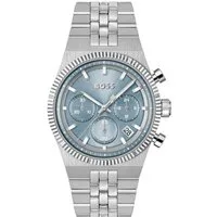 BOSS Chronograph CANDOR PRIME 1514306, Quarzuhr, Armbanduhr, Herrenuhr, Edelstahlarmband, analog, Tag