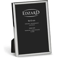 EDZARD Bilderrahmen Genua, edel versilbert und anlaufgeschützt, für 9x13 cm Foto