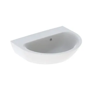 Geberit Renova Handwaschbecken 500499011 50 x 40 cm, weiß, ohne Hahnloch, mit Überlauf
