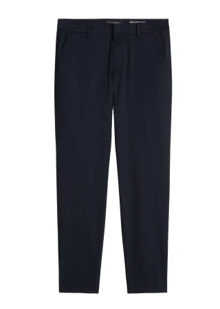 Marc OPolo Casual - Tapered Chino aus Popeline-Stretch - Morot Jogger schwarz - Gr. - 32