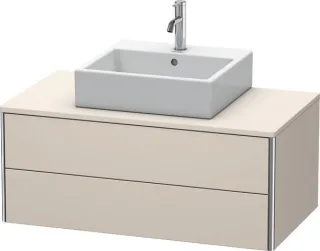 Duravit XSquare Konsolenwaschtischunterbau wandhängend Taupe Supermatt 1000x548x400 mm - XS491108383 XS491108383