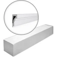 NOËL & MARQUET by nmc Zierleiste NMC WL4-box Wandleisten 1 Karton SET 8 Eckleisten 16 m, kleben, Extrudiertes Polystyrol (HDPS), 1 Karton SET, 8-St., 1 x Karton SET, Wand- Friesleisten Eckleisten Zeitlos Klassisch weiß vorgrundiert