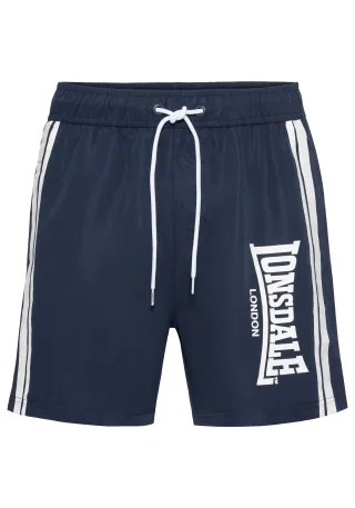 Lonsdale Shorts "TAMESIDE Badeshorts" mit elastischem Bund und Kordelzug