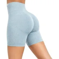 Smilodox Shorts Amaze Pro, Shaped Fit Push Up Booty Radlerhose V-Shape Seamless High Waist Hotpants Scrunch-Effekt Squatproof Gym Yoga Alltag