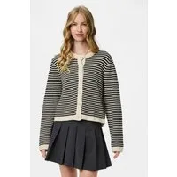 pieces Strickjacke PCOLIVERA LS O-NECK KNIT CARDIGAN PWP