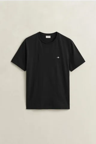 GANT - Regular Fit Shield T-Shirt black - Gr. - M