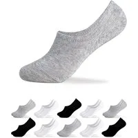 OCCULTO Füßlinge Damen Füsslinge 10er Pack (Modell: Susi) (10-Paar)