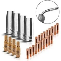 STAHLWERK Elektrowerkzeug-Set MIG MAG Schweißzubehör AK-15 / MB-15 Set