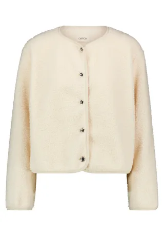 CARTOON - Kurze Fleecejacke beige - Gr. - 38