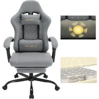 Woltu Gaming-Stuhl (1 St), mit Massagefunktion, ergonomisch, 150 kg, Netzstoff