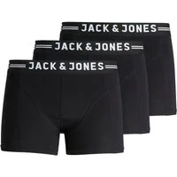 Jack & Jones Boxer Sense Trunks (Packung, 3-St., 3er-Pack) Baumwollmischung, elastisches Bündchen
