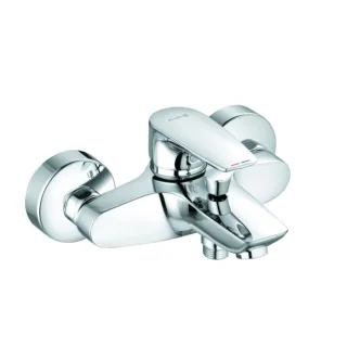 Kludi Pure&solid Wannenfüll- und Brausearmatur 346810575 chrom, DN 15, Wandmontage