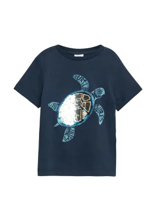 s.Oliver - T-Shirt blau - Gr. - 134