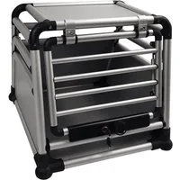 Nobby Tiertransportbox Round Corner bis 0,00 kg, Aluminium Autotransportbox