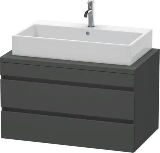 Duravit DuraStyle Konsolenwaschtischunterbau wandhängend Graphit Matt 900x548x512 mm - DS531804949 DS531804949