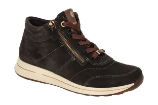 ara 1224808-91 Osaka 2.0 Damen Sneaker lava braun Kalbvelour H Weit