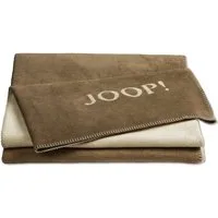Wohndecke Joop! Wohndecke Kuscheldecke 150x200 cm Doubleface uni cashew-macchiat, JOOP!