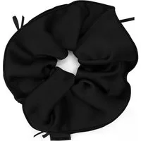 cfab (creamy fabrics) Haargummi Alltags-Oversize-Scrunchie-Schwarz, 1-tlg.