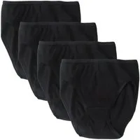 HERMKO Slip 2130 (Pack, 4er) 100 % Bio-Baumwolle, Feinripp, elastische Abschlüsse, Basic, weich