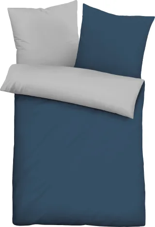 Castell - Markenbettwäsche Bettwäsche "0560500" 2 Stk. Microfaser-Satin,2 teilig, pflegeleichte Bettwäsche mit Reißverschluss