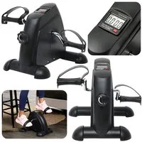 Wisam Mini-Heimtrainer Mini Heimtrainer LCD Arm Bein Trainer Pedalgerät