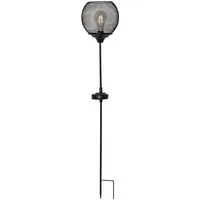 STAR TRADING LED Solarleuchte Solar-Wegleuchte Sunlight, Tageslichtsensor, LED fest integriert, Warmweiß, Filament-Licht, Dämmerungssensor