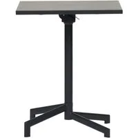 Schou Gartentisch Adam Garten-Cafétisch 60x60 cm klappbar schwarz.