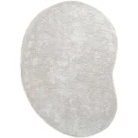 Bruno Banani Hochflor-Teppich Dana Bean shape, besondere Form, weich, Mikrofaser Teppiche, U-förmig, Höhe: 30 mm, organische Form, uni, Wohnzimmer, Schlafzimmer, Esszimmer