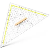 ARISTO Geodreieck ARISTO Geodreieck Tz Dreieck 32,5cm mit Holzgriff