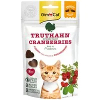 GimCat Crunchy Snacks Truthahn + Cranberry 50 g, für: Katze
