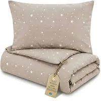 Totsy Baby Babybettwäsche Kinder Bettdecke ohne Bezug – Baby Decke und Kissen Set aus Baumwolle
