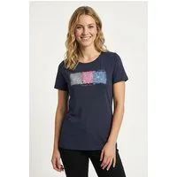 Killtec Funktionsshirt KOS 18 WMN TSHRT mit grafischem Brustprint, in Melange-Optik, schnelltrocknend