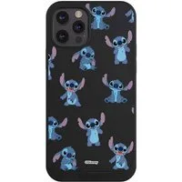 NIVOCASE Handyhülle Lilo & Stitch Offizielles Lizenzprodukt Disney, Apple iPhone 12 Pro Handyhülle Hülle NIVOpure Case Schwarz