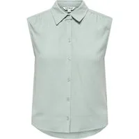 ONLY Blusentop ONLSIESTA S/L LINEN BL SHIRT PNT NOOS mit Leinen