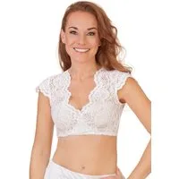 Alpenfee Tracht Dirndlbluse Dirndlbluse - NALIA FA - creme, weiß