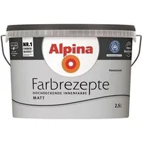 Alpina Wand- und Deckenfarbe Farbrezepte 2,5 L. Kieselstrand Matt