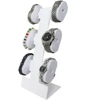 Yudu Uhrenetui Acryl Uhrenständer Armbandständer für 6 Uhren Uhrenhalter Uhrendisplay