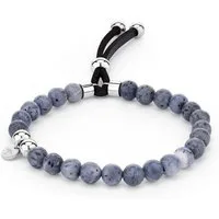 FYNCH-HATTON Armband Blue Sponge Coral Armband Edelstahl