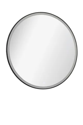 Fackelmann Spiegelelement 80 rund, LED D80,T3cm,Rahmen schw., 84940 84940