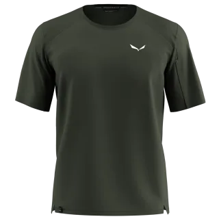 SALEWA - Puez Merino Hybrid T-Shirt Herren - Grün (Gr.50)