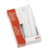 goki Geburtstagskerze Goki Geburtstagskerzen-Set mit 1 Lebenslicht und 10 Kerzen 10 cm hoch (Set, 11-tlg., 1), 1 Lebenslicht-Kerze + 10 Kerzen weiß