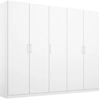 rauch Kleiderschrank Schrank Mehrzweckschrank Garderobenschrank Schlafzimmer Möbel THOR (3 verschiedene Ausstattungen BASIC/CLASSIC/PREMIUM (inkl. SOFT-CLOSE) mit farblich passenden, modernen Metallgriffen MADE IN GERMANY