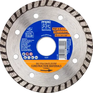 PFERD TOOLS Diamant-Trennscheibe DG PSF für Stein und Beton - 68300042