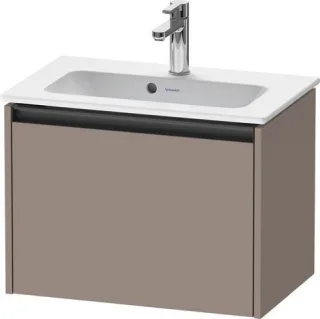 Duravit Ketho.2 Waschtischunterbau wandhängend Basalt Matt 610x390x440 mm - K25055043430000 K25055043430000