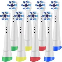 Athlix Aufsteckbürsten 8x Aufsteckbürsten Kompatibel mit Oral B IO - Ersatzbürsten, kompatibel mit Oral B IO Serie 3/4/5/6/7/8/9/10