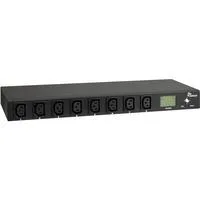 PDU SA-0816, 16A, Steckdosenleiste schwarz, 8 schaltbare C13 Steckdosen