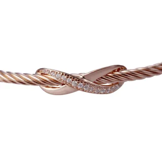 Orphelia 'Bowi' Damen-Armband aus 925er Sterlingsilber – Rosé ZA-7402