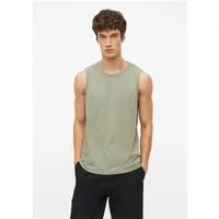 s.Oliver Muskelshirt T-Shirt Meliertes Tanktop aus Baumwollmix